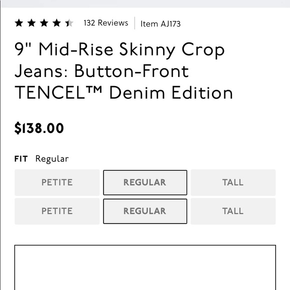 Madewell 9” Mid Rise Button Front Skinny Crop Size 25 - Picture 11 of 11